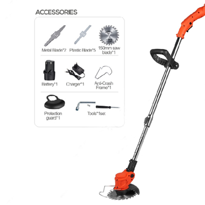 máquina de corte de pouco peso sem corda de Bush do cortador de grama das baterias de 36V 4Ah elétrica para o gramado