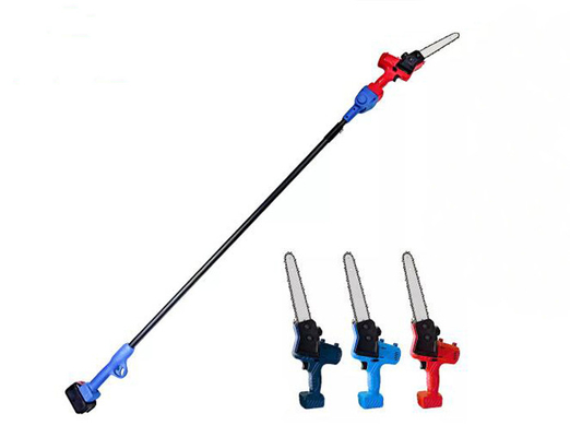 cortador longo de poda a pilhas 710W da serra da tesoura de podar manual da árvore do alcance da serra de cadeia 6.8m/S de 30mm