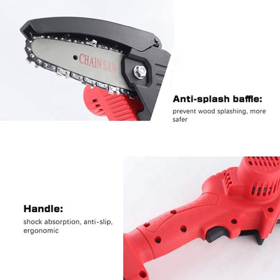 5.0Ah o lítio Ion Brushless Cordless Portable Chain viu apontar do auto de 16in