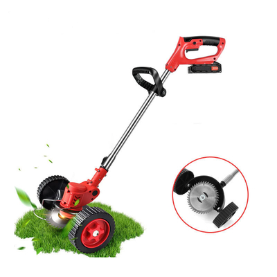 Cortador de grama elétrico sem fio 350 W para arbustos de jardim multifuncional operado por bateria de lítio